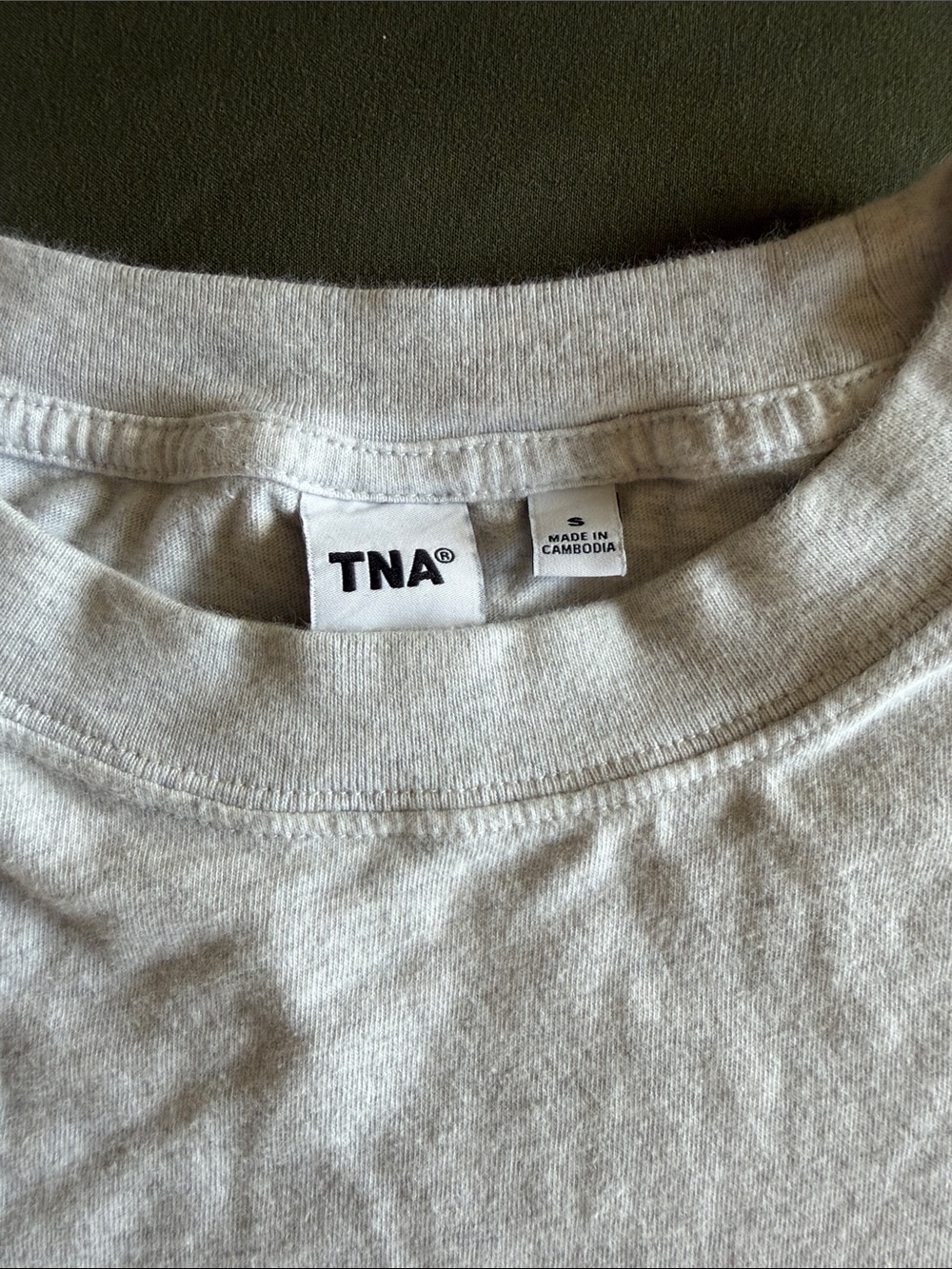 Aritzia White Short Sleeve Crew Tee - Picture 3 of 7